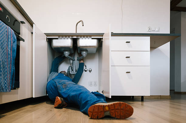 Professional Plumbing technician working in Lewisville, PA